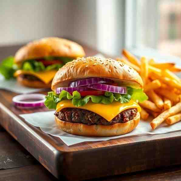 Easy Homemade Beef Burgers